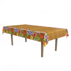 MGSPOT Luau Plastic Tablecover 54" X 108" (Each) Party Supplies