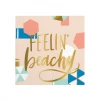 Plush Appeal Party Supplies 5" Feelin' Beachy Beverage Napkins (Pack Of 20) 2 Plush Appeal Party Supplies 5" Feelin' Beachy Beverage Napkins (Pack Of 20)
