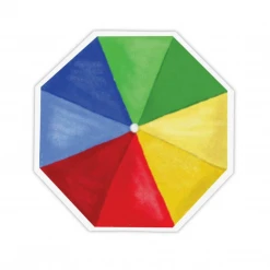 Plush Appeal Rainbow Umbrella Beverage Napkins (Pack Of 20)