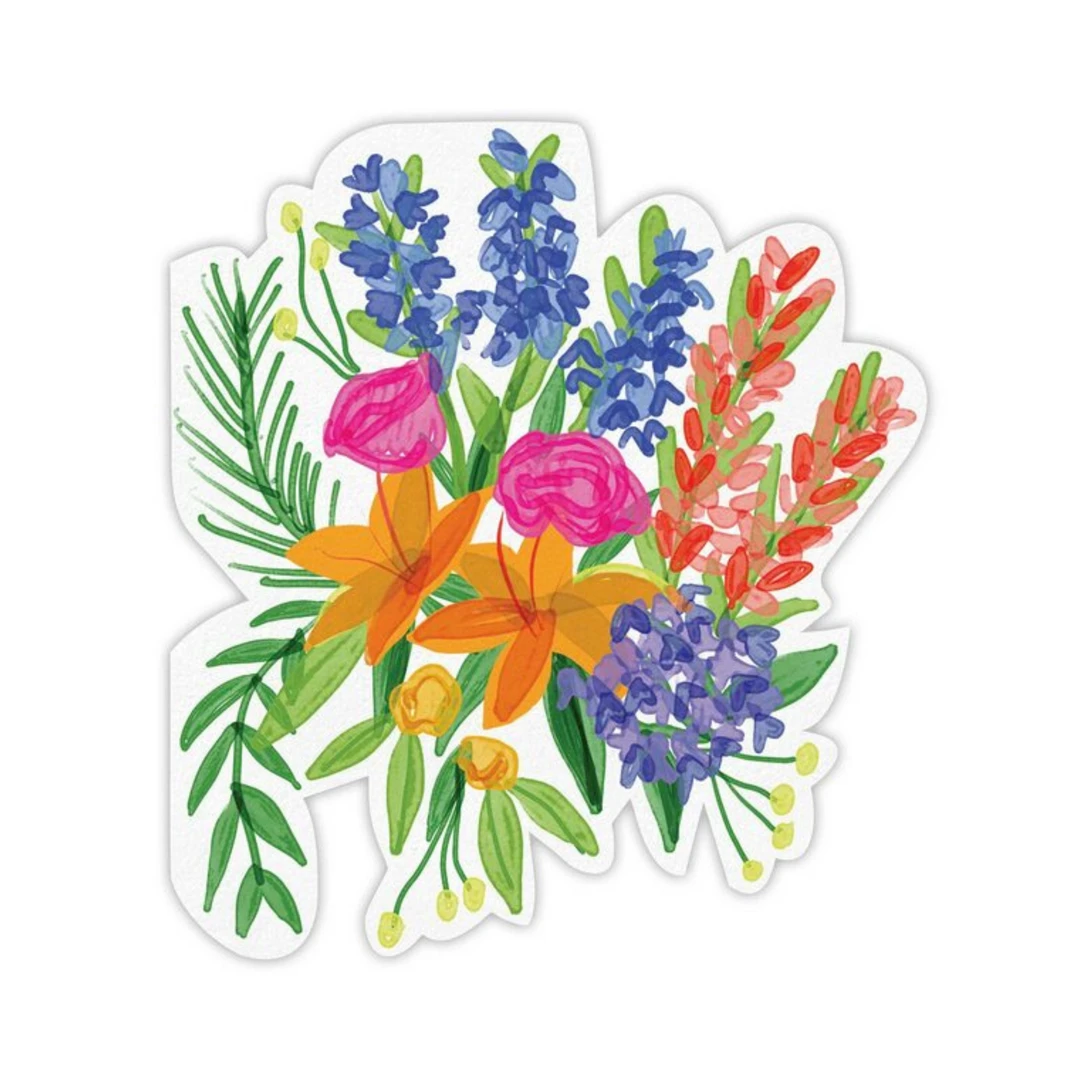 Plush Appeal Floral Bunches Beverage Napkins (Pack Of 20) Party Supplies 3 Plush Appeal Floral Bunches Beverage Napkins (Pack Of 20) Party Supplies