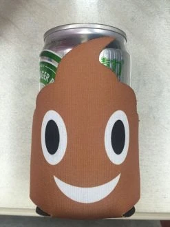 Mardi Gras Spot Poop Coozie - Neoprene (Each)