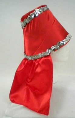 Sale Red Costume Hat With Silver Sequin Trim (Each) Party Supplies