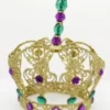 Plush Appeal, LLC 8" Mardi Gras Jeweled Crown (Each) Tableware