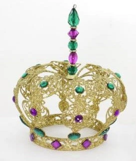 Plush Appeal, LLC 9" Mardi Gras Jeweled Crown (Each) Tableware 3 Plush Appeal, LLC 9" Mardi Gras Jeweled Crown (Each) Tableware