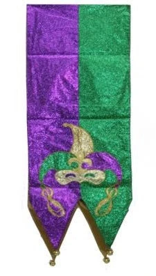 Sale Mardi Gras Mask Table Runner 13" X 6' (Each)