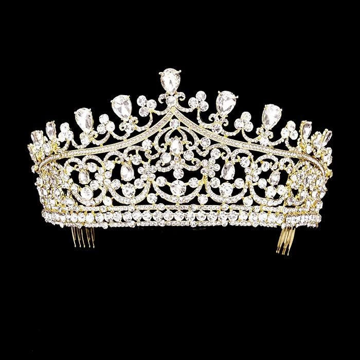 Plush Appeal, LLC Headbands Glass Crystal Vine Tiara (Each) 3 Plush Appeal, LLC Headbands Glass Crystal Vine Tiara (Each)