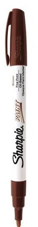 Plush Appeal, LLC Brown Sharpie Paint Marker - Fine Point (Each) Party Supplies
