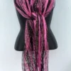 Sale Gifts & Apparel Hot Pink And Black Scarf (Each)