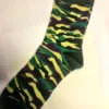 Sale Purple, Green And Yellow Camo Socks (Pair) Gifts & Apparel