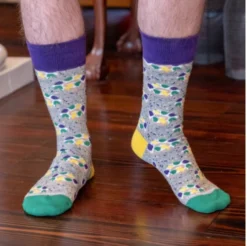 Plush Appeal, LLC Men's King Cake Socks (Pair) Gifts & Apparel