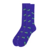 - No Manufacturer - Plum Alligator Socks (Pair)