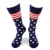 - No Manufacturer - Patriotic Red, White & Blue Socks (Pair) 2 - No Manufacturer - Patriotic Red, White & Blue Socks (Pair)