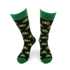 - No Manufacturer - Green Tractor Socks (Pair) Gifts & Apparel