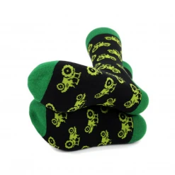 - No Manufacturer - Green Tractor Socks (Pair) Gifts & Apparel