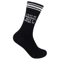 - No Manufacturer - I May Be Wrong Socks (Pair)