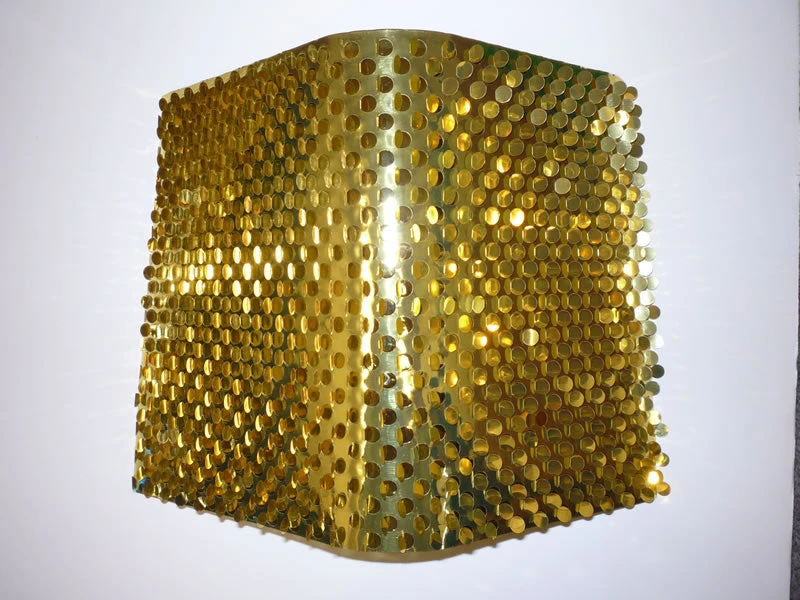 Mardi Gras Spot Gold Metallic Sequin Sheeting 10 Yards X 8" (Roll) Petal Paper 3 Mardi Gras Spot Gold Metallic Sequin Sheeting 10 Yards X 8" (Roll) Petal Paper