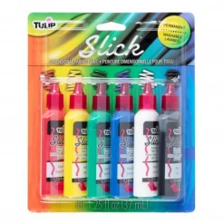 Plush Appeal, LLC Dimensional Fabric Paint Slick (6 Pack Set) Party Supplies