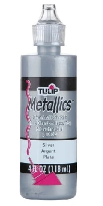 Mardi Gras Spot 4oz Metallic Paint - Silver (Each)