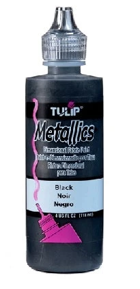 Plush Appeal, LLC 4oz Metallic Paint - Black (Each) Party Supplies