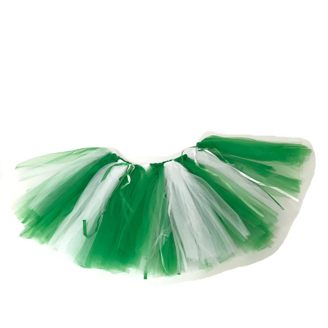 Sale Green And White 90 Panel Tutu (Each) Garters & Tutus 4 Sale Green And White 90 Panel Tutu (Each) Garters & Tutus