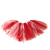 Sale Red And White 90 Panel Tutu (Each) Garters & Tutus