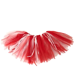 Sale Red And White 90 Panel Tutu (Each) Garters & Tutus