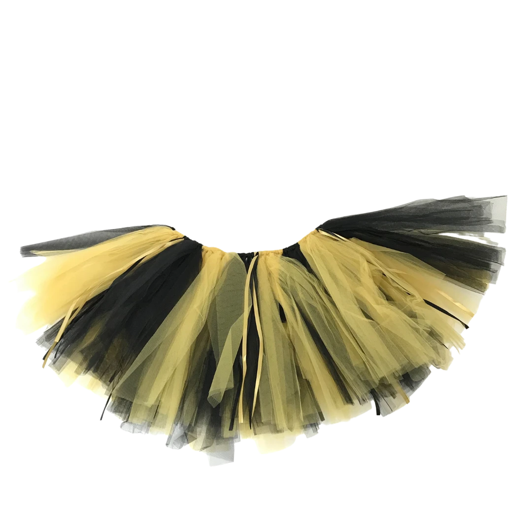 Sale Garters & Tutus Black And Gold 90 Panel Tutu (Each) 3 Sale Garters & Tutus Black And Gold 90 Panel Tutu (Each)