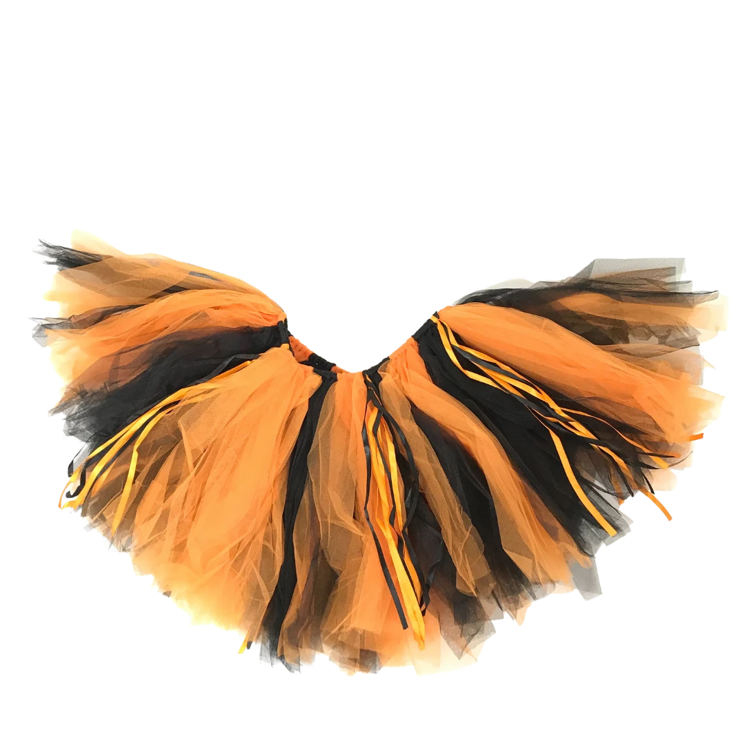 Sale Black And Orange 90 Panel Tutu (Each) Garters & Tutus 4 Sale Black And Orange 90 Panel Tutu (Each) Garters & Tutus
