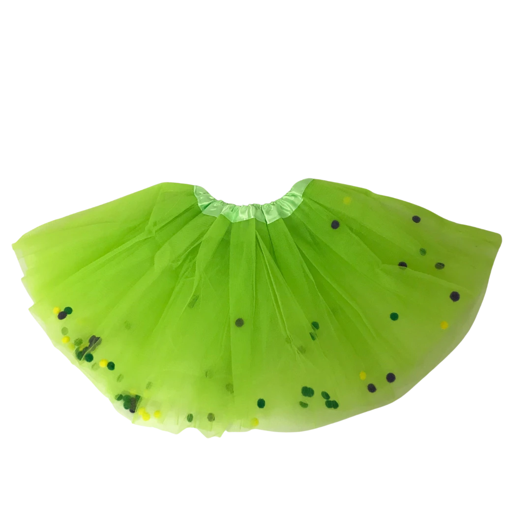 Sale Garters & Tutus Lime Green Tutu With Multicolor Pom Poms (Each) Sale Garters & Tutus Lime Green Tutu With Multicolor Pom Poms (Each)