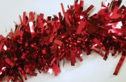 Mardi Gras Spot Red Metallic Twist 4" X 25' (Roll)