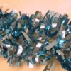 Mardi Gras Spot Turquoise Metallic Twist 4" X 25' (Roll) Petal Paper