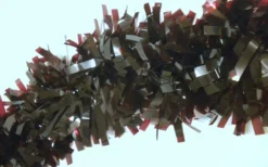 Mardi Gras Spot Party Supplies Maroon Vinyl Twist 4 Inch X 25 Feet (Roll)