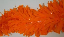 Mardi Gras Spot Orange Vinyl Twist 4 Inch X 25 Feet (Roll) Party Supplies