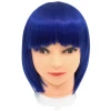 Mardi Gras Spot Royal Blue Bob Wig (Each) 1 Mardi Gras Spot Royal Blue Bob Wig (Each)