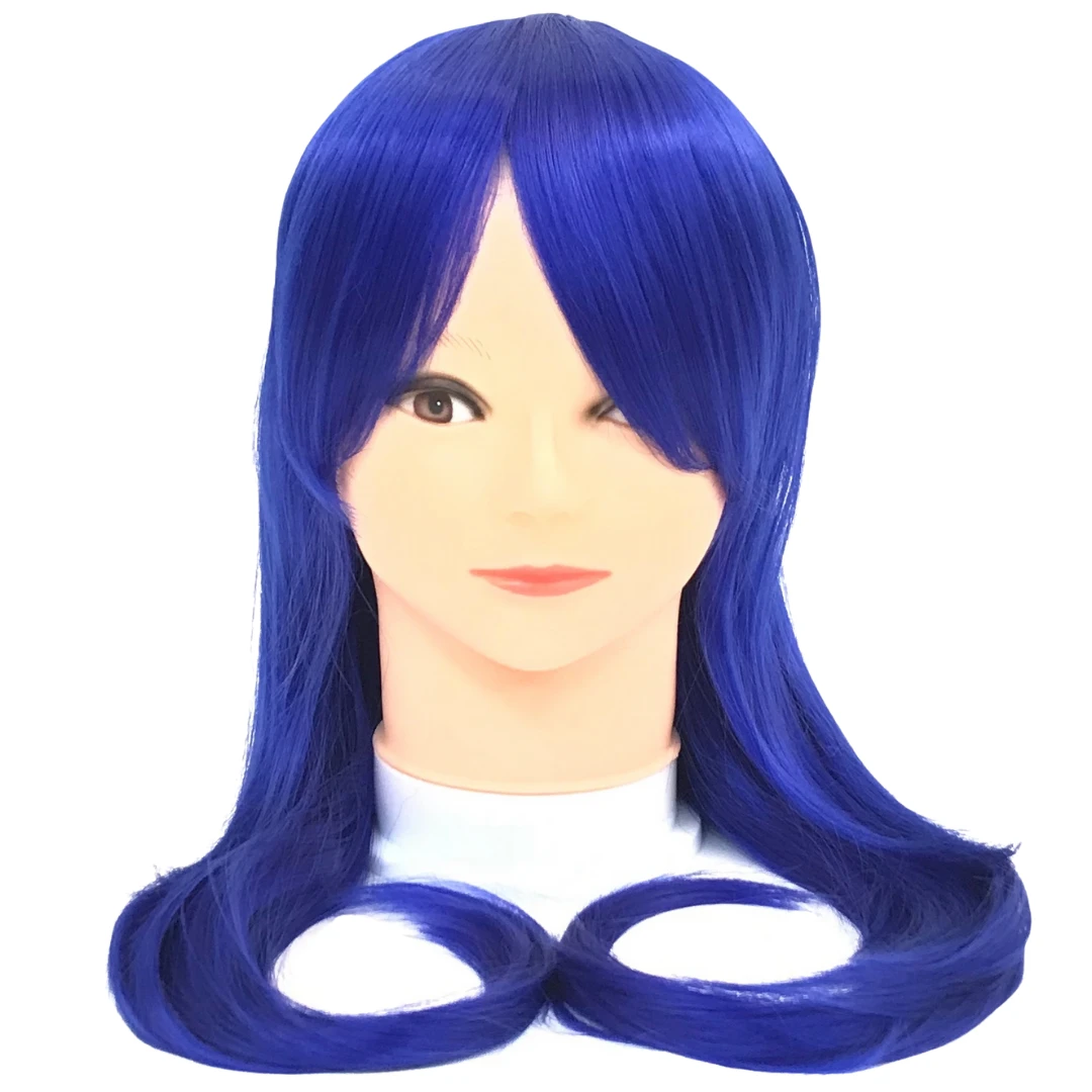Plush Appeal, LLC Party Supplies Royal Blue Long Curled Wig (Each) 3 Plush Appeal, LLC Party Supplies Royal Blue Long Curled Wig (Each)