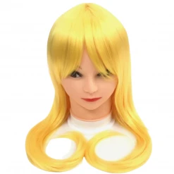 Plush Appeal, LLC Yellow Long Curled Wig (Each)