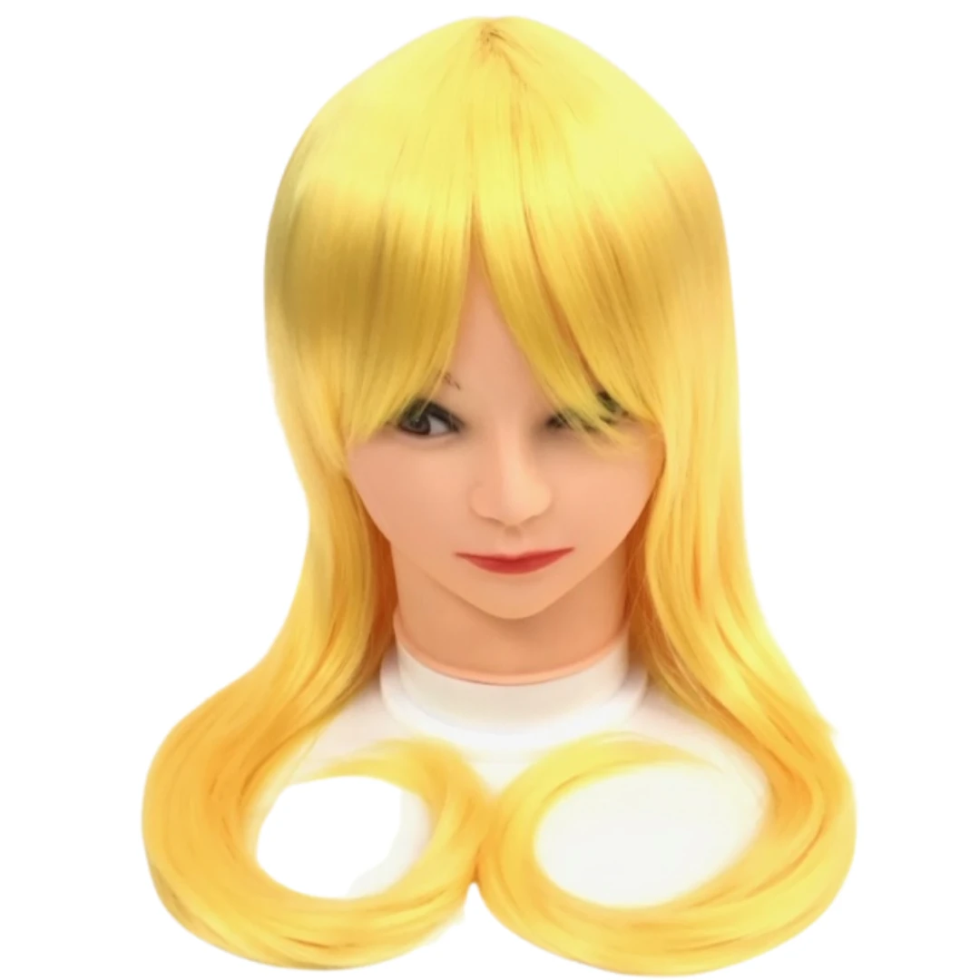 Plush Appeal, LLC Yellow Long Curled Wig (Each) Plush Appeal, LLC Yellow Long Curled Wig (Each)