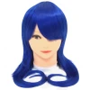 Mardi Gras Spot Party Supplies Blue Long Curled Wig (Each) 1 Mardi Gras Spot Party Supplies Blue Long Curled Wig (Each)