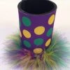 Sale Party Supplies Polka Dot Mardi Gras Coozie (Each) 1 Sale Party Supplies Polka Dot Mardi Gras Coozie (Each)