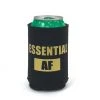 Mardi Gras Spot Party Supplies Essential AF Black Coozie With Gold Lettering (Each) 2 Mardi Gras Spot Party Supplies Essential AF Black Coozie With Gold Lettering (Each)