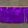 Sale Purple, Green And Gold Mardi Gras Metallic Fringe 15" X 10'