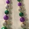 SB80550 Purple, Green And Gold Onion Ball Beads (Each) 2 SB80550 Purple, Green And Gold Onion Ball Beads (Each)
