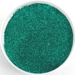 Mardi Gras Spot Party Supplies 8oz Glitter - Emerald (Each)