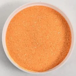 Mardi Gras Spot Party Supplies 8oz Glitter - Tangerine (Each)