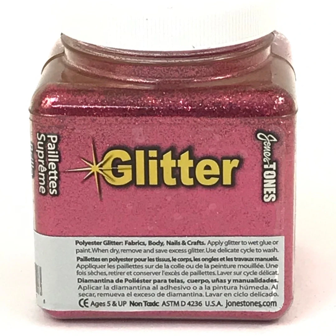 Mardi Gras Spot 8oz Glitter - Kiss Pink (Each) Party Supplies 6 Mardi Gras Spot 8oz Glitter - Kiss Pink (Each) Party Supplies