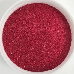Mardi Gras Spot 8oz Glitter - Roses Are Red (Each) Party Supplies