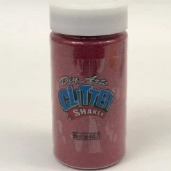 Mardi Gras Spot 8oz Glitter - Roses Are Red (Each) Party Supplies