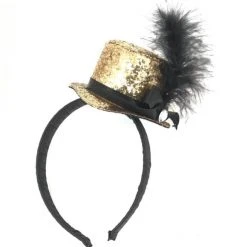 Sale Gold Glitter Party Hat Headband (Each) Headbands
