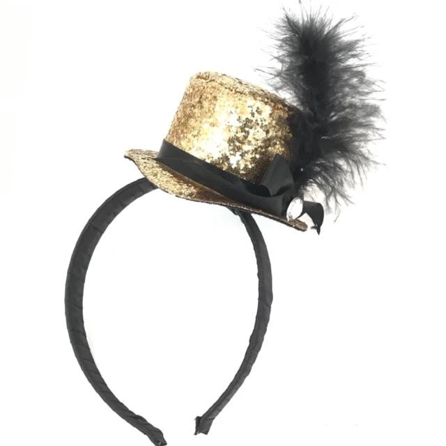 Sale Gold Glitter Party Hat Headband (Each) Headbands 3 Sale Gold Glitter Party Hat Headband (Each) Headbands