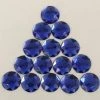 Mardi Gras Spot Party Supplies 26mm Round Plastic Stones - Royal Blue (Gross)